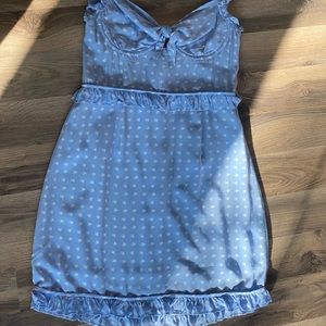 For love and lemons sweet heart mini dress